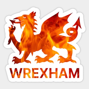 WREXHAM FIERY WELSH DRAIG GOCH II Sticker